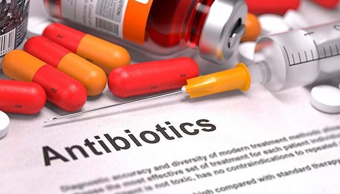 антибіотики від простатиту