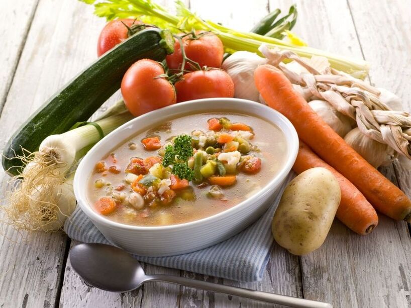 овочевий суп при простатиті та аденомі простати